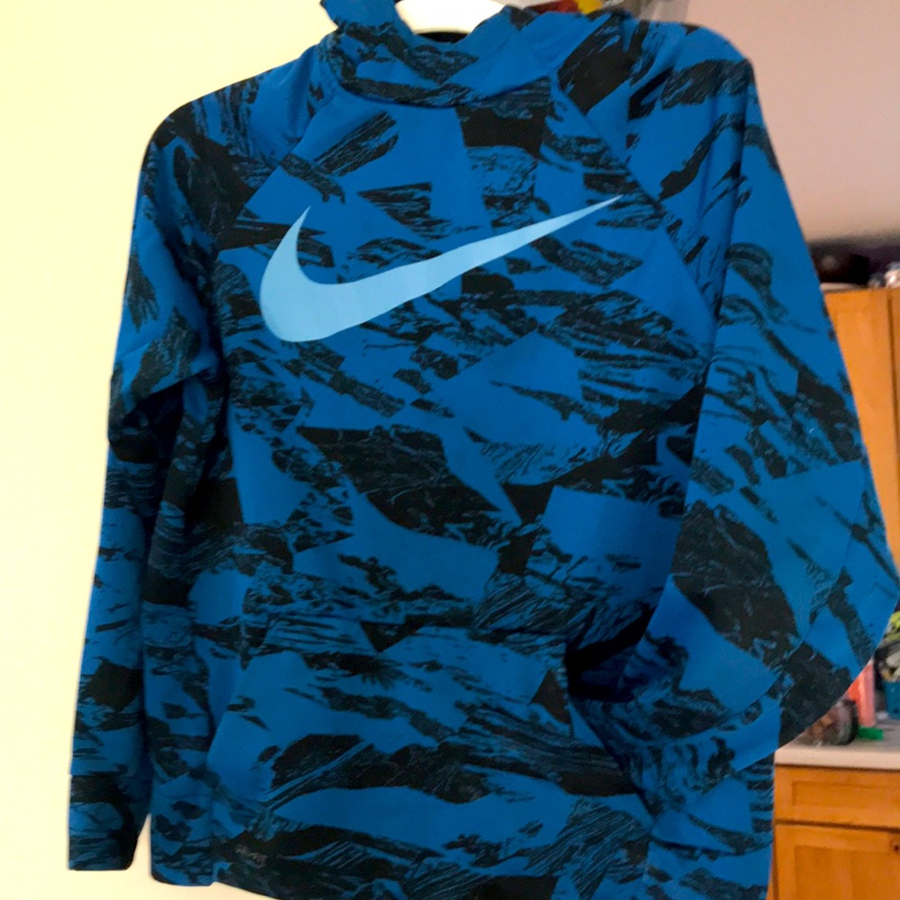 Blue Nike hoodie